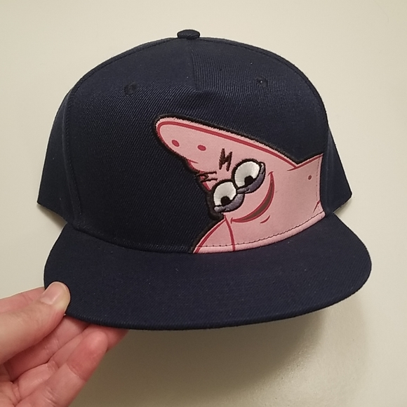 Bioworld Patrick Star Savage Meme Navy Snapback - Picture 2 of 5